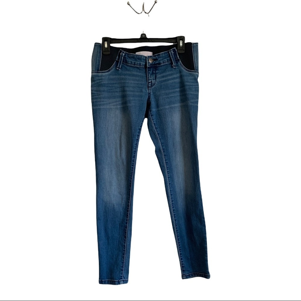 Isabel maternity medium wash jeggings